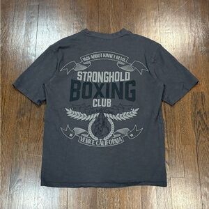 Stronghold Boxing Club black t-shirt